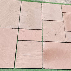 Modak Riven Sandstone Mixed Patio Paving Slabs