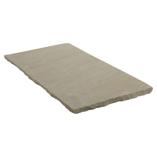 Raj Green Riven Sandstone 600x290 Paving Slabs - 18mm