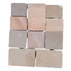 Rippon Buff Tumbled Sandstone Paving Setts