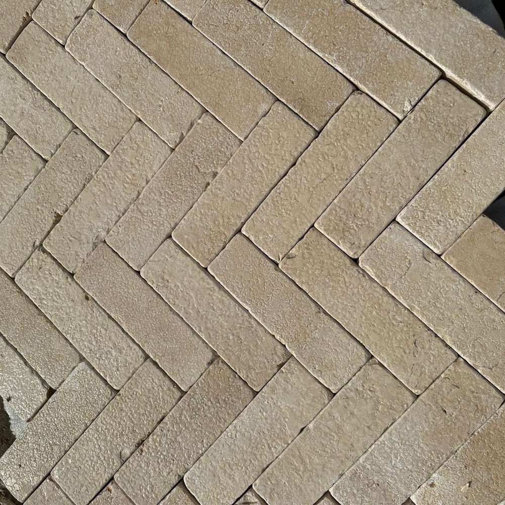 Sahara Beige Limestone 200x50x40 Pavers – The Stonemart